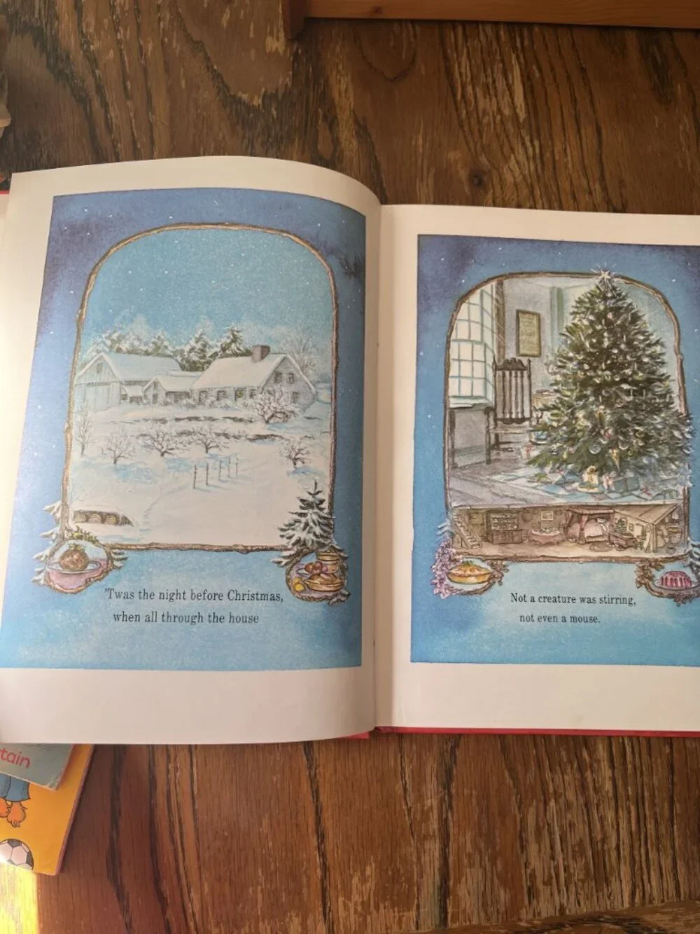 THE NIGHT BEFORE CHRISTMAS By Clement C. Moore & Tasha Tudor 9th print 1984